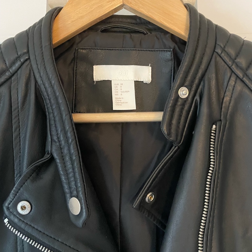 Size 8 H&M Faux Leather Jacket